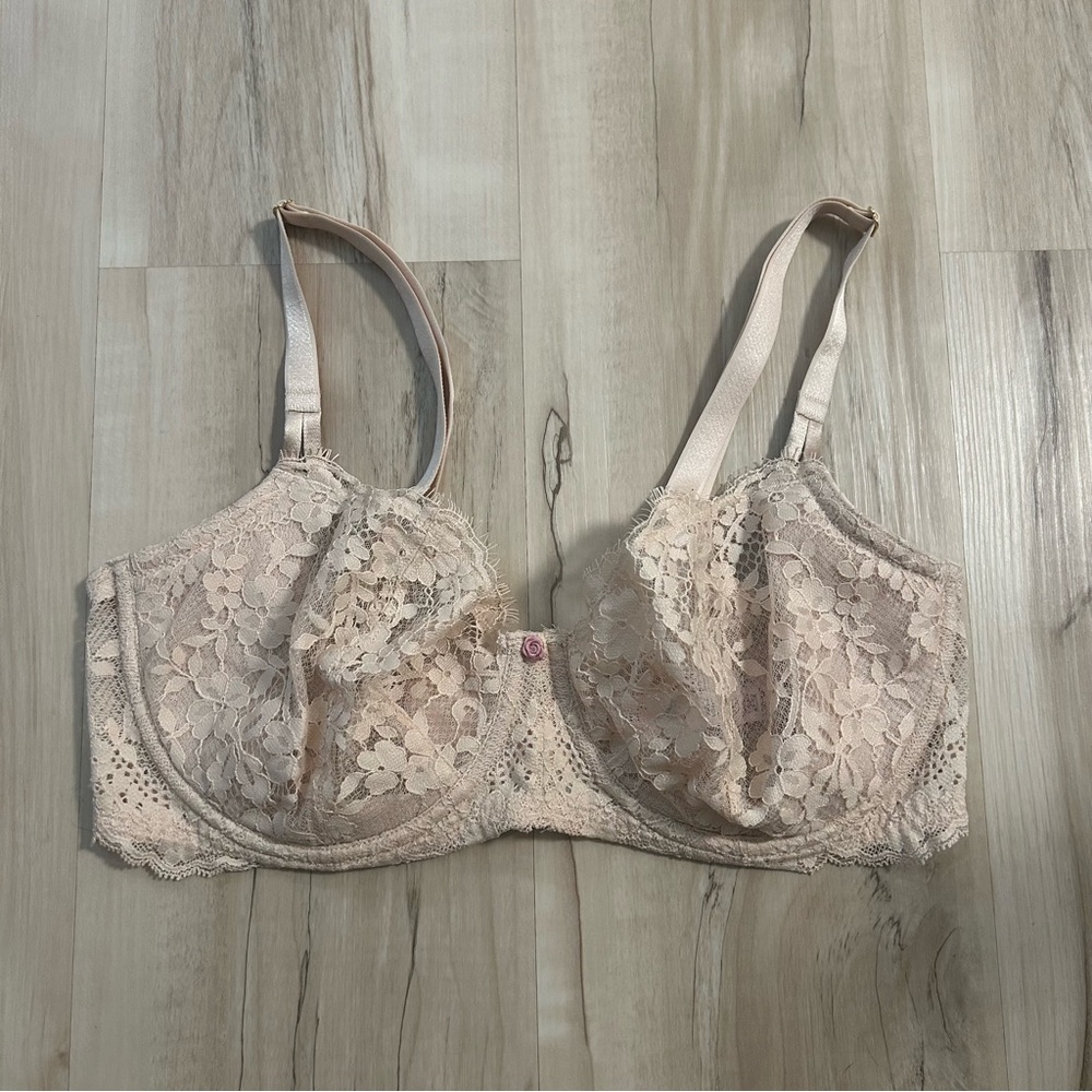 Victoria’s Secret Wicked Unlined Lace Balconette Bra 36DD Dream Angels